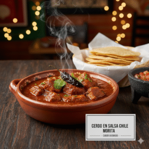 Cerdo en Salsa de Chile Morita